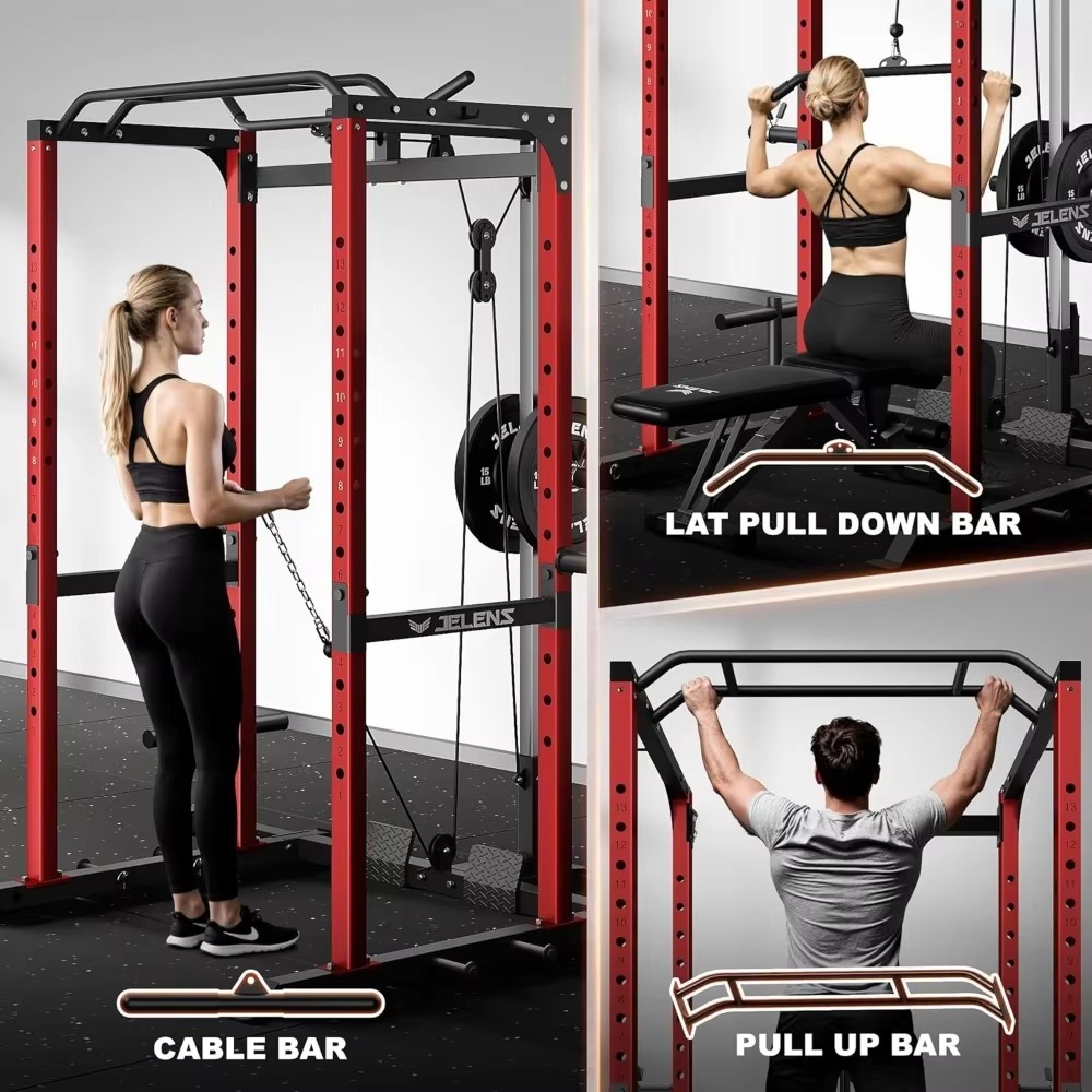S21 Power Cage Multi-Function  - Home Gym Equipment Set recension och pris