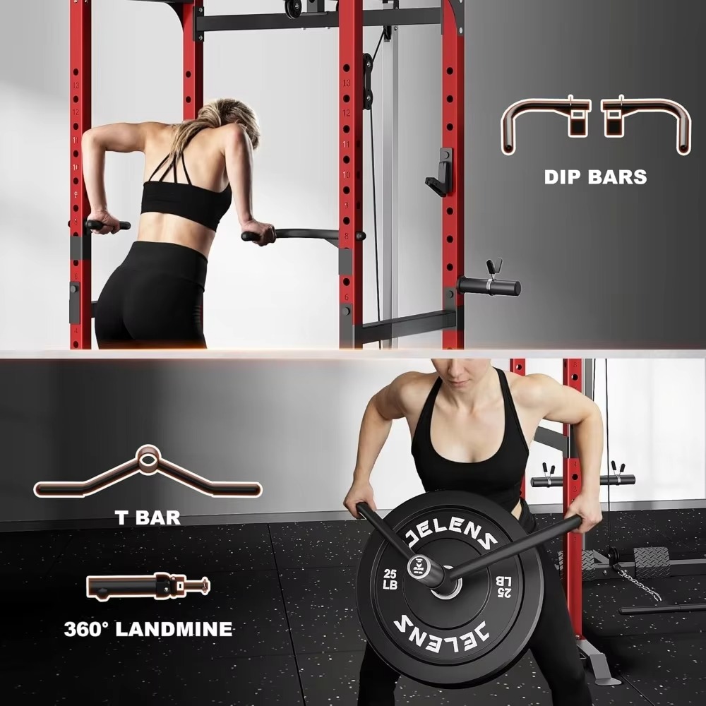 S21 Power Cage Multi-Function  - Home Gym Equipment Set recension och pris