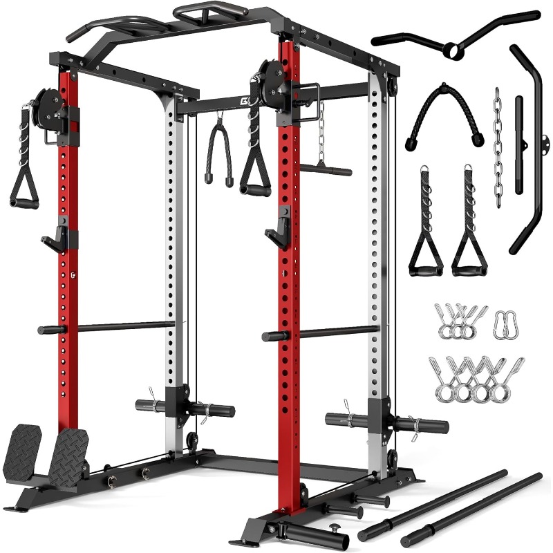 DP01 Power Cage, 2000LBS Squat - Squat Rack Power recension och pris