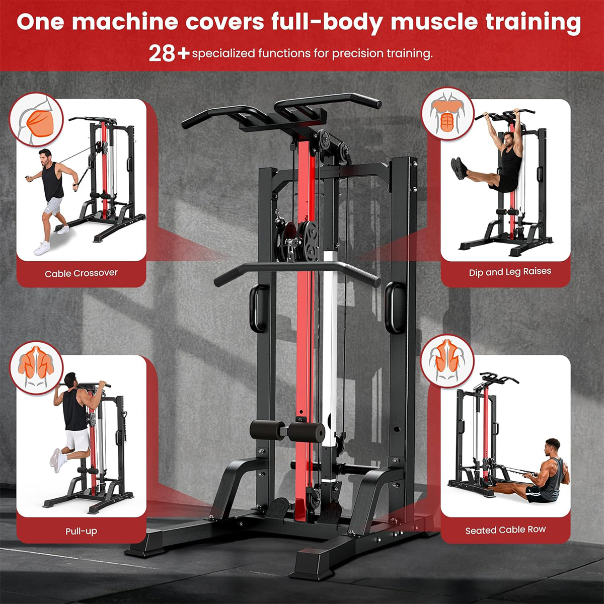 Pooboo Home Gym Machine - High - Home Gym Leg recension och pris