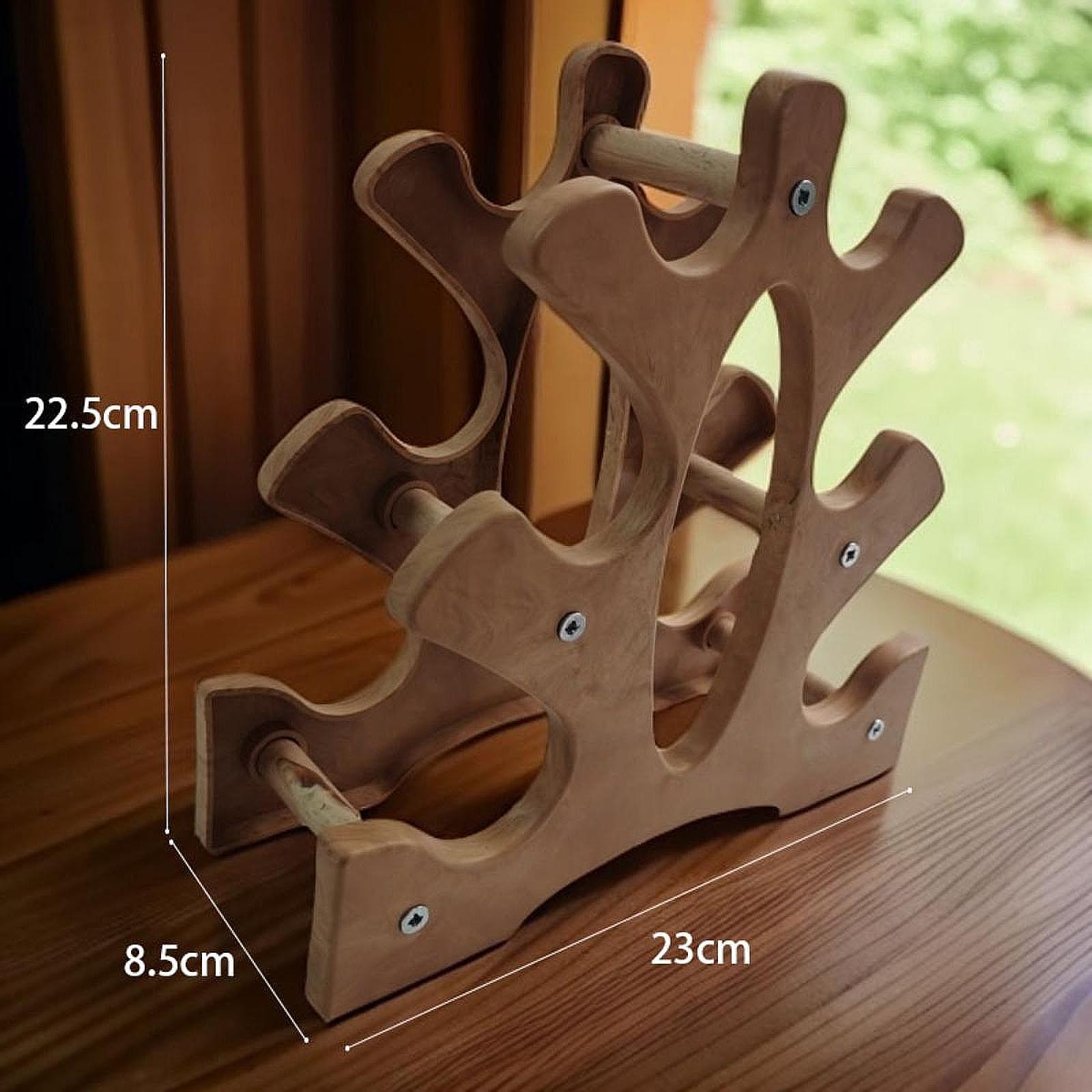 Three Tier Dumbbells Rack Heav - Home Gym Dumbbell Workout recension och pris