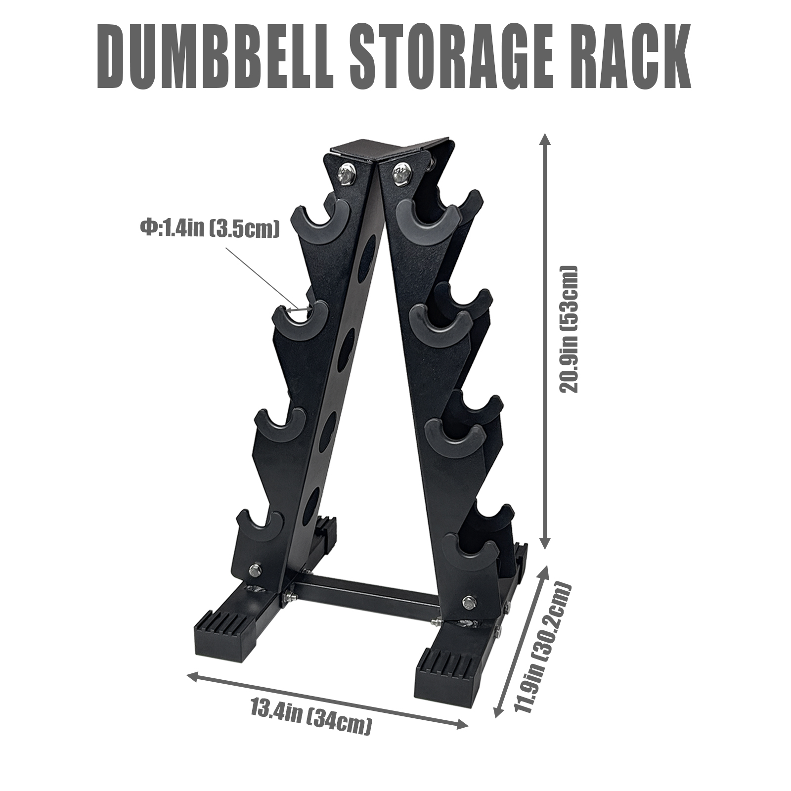 Dumbbell Rack, A-Frame Home Gy - Home Gym Dumbbell Workout recension och pris