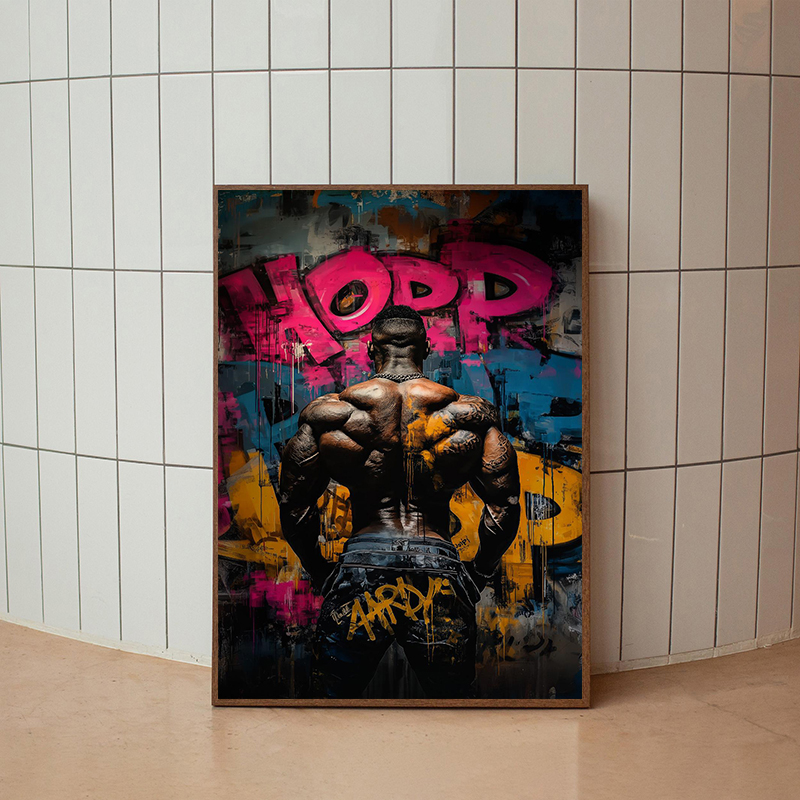 Graffiti Wall Art Kettlebell F - Home Gym Kettlebells recension och pris