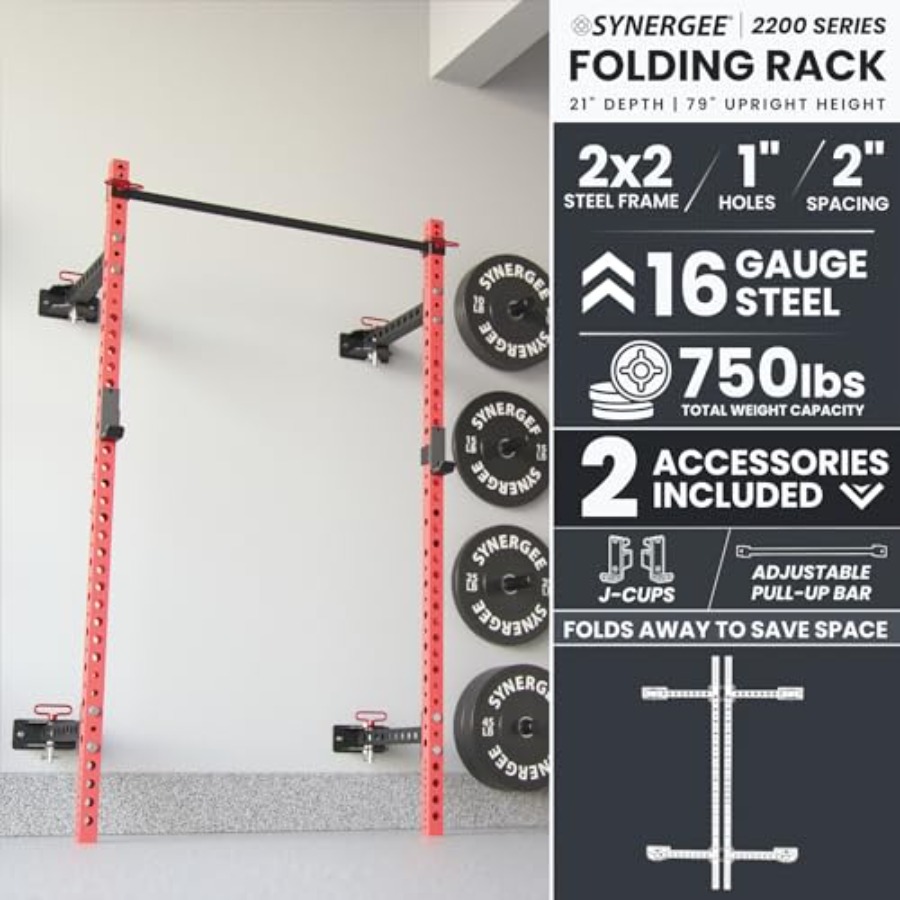 2200 Series Folding Squat Rack - Squat Rack Power recension och pris