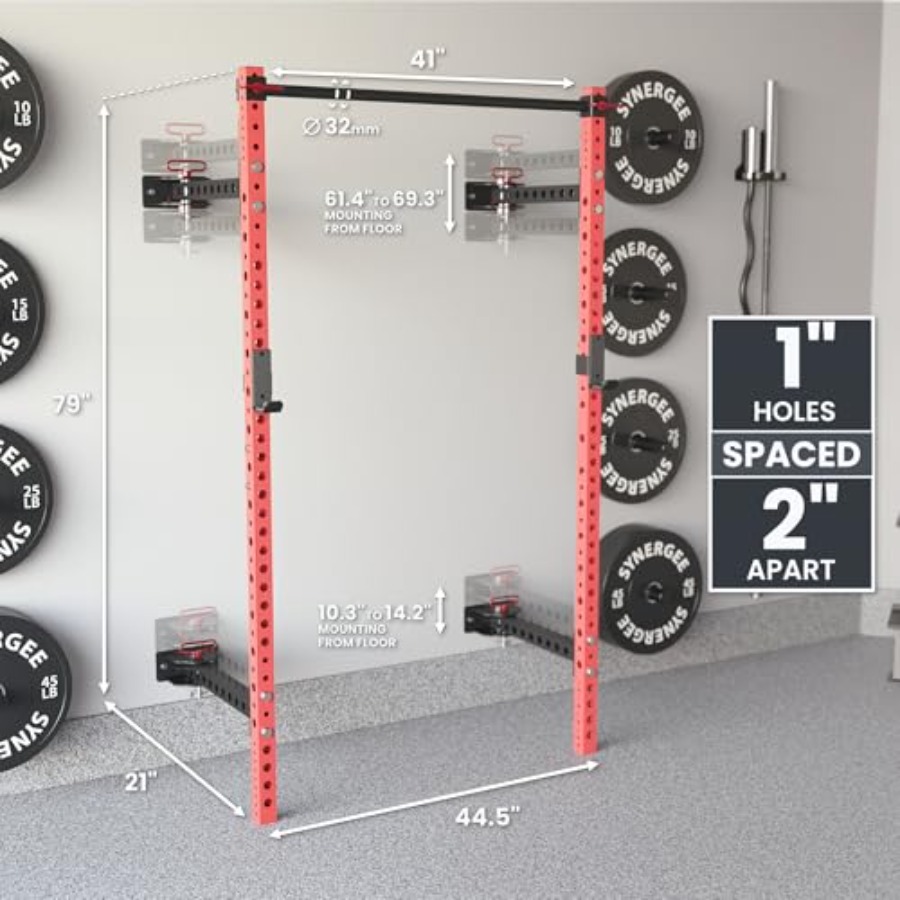 2200 Series Folding Squat Rack - Squat Rack Power recension och pris