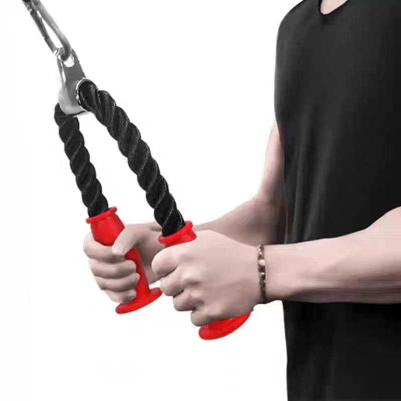 Ergonomic Non Slip Tricep Rope - Home Gym Equipment Set recension och pris