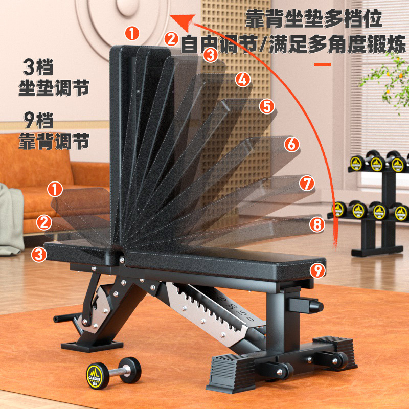Adjustable Multi-Functional Du - Home Gym Weight Bench recension och pris