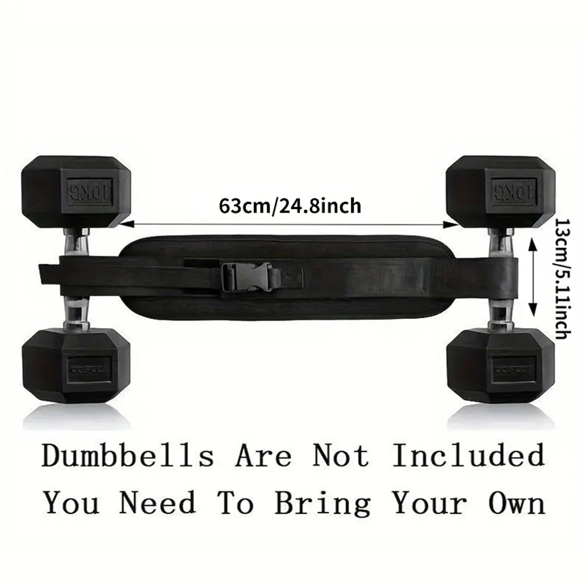 Adjustable Weighted Waist Belt - Home Gym Dumbbell Workout recension och pris