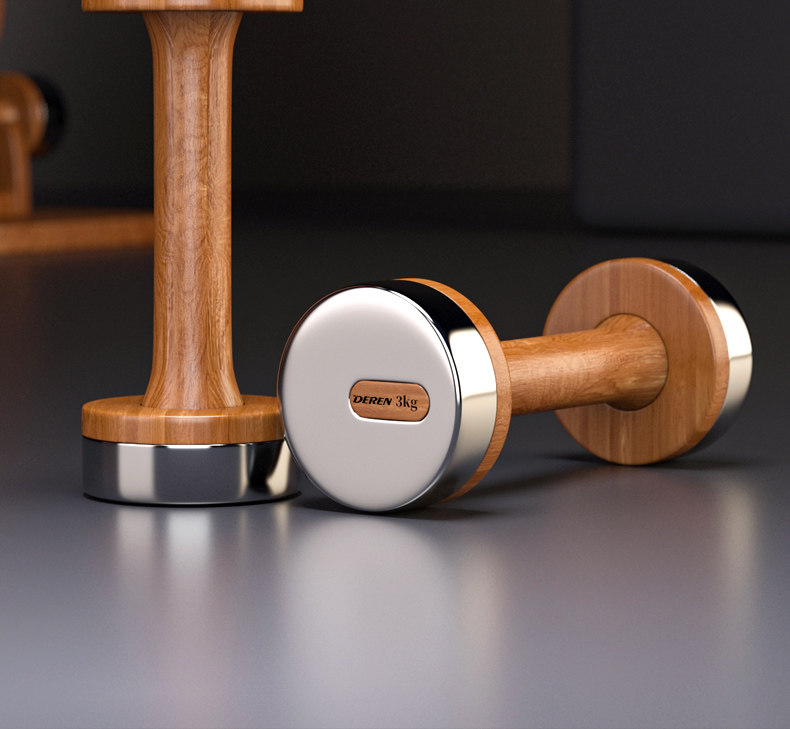 Wood & Steel Adjustable Dumbbe - Home Gym Equipment Set recension och pris