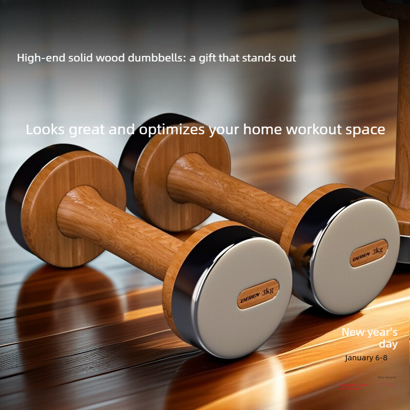 Wood & Steel Adjustable Dumbbe - Home Gym Equipment Set recension och pris