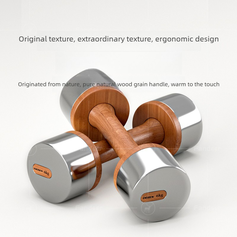 Wood & Steel Adjustable Dumbbe - Home Gym Equipment Set recension och pris