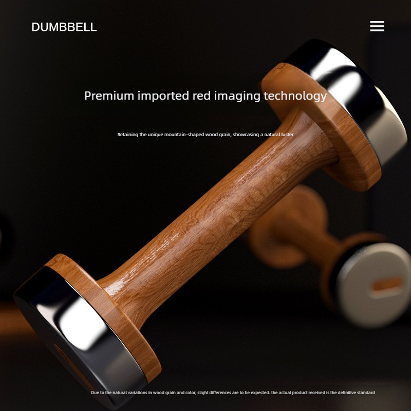 Wood & Steel Adjustable Dumbbe - Home Gym Equipment Set recension och pris