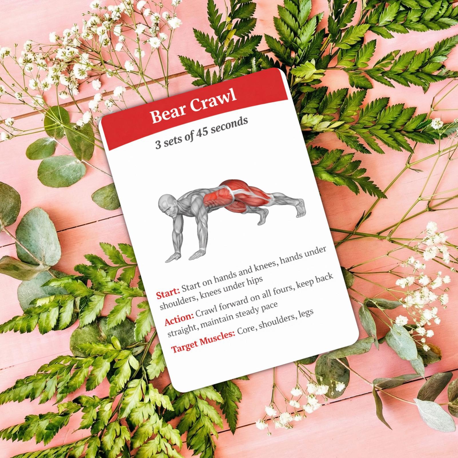 Workout Cards Deck 36 Pieces H - Home Gym Guide recension och pris