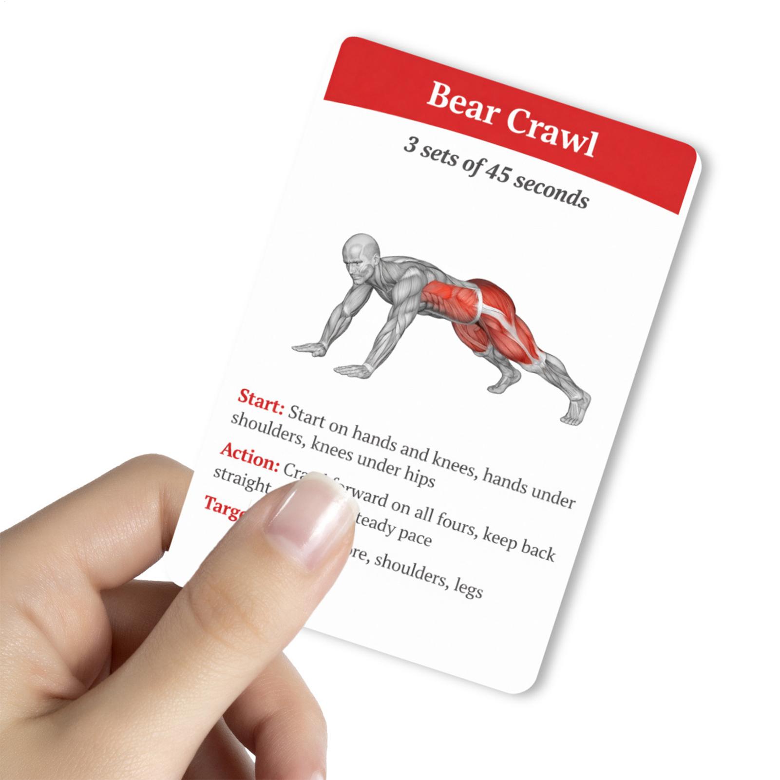 Workout Cards Deck 36 Pieces H - Home Gym Guide recension och pris