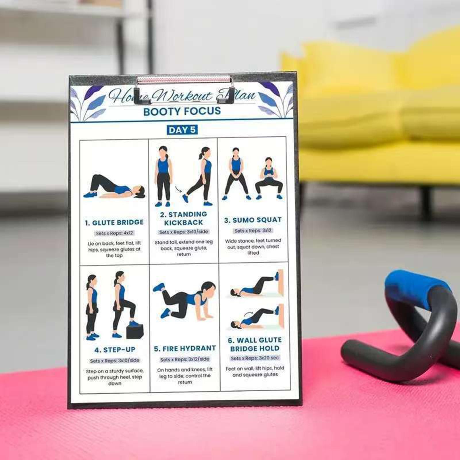 Exercise Posters 6 Pieces Full - Home Gym Guide recension och pris
