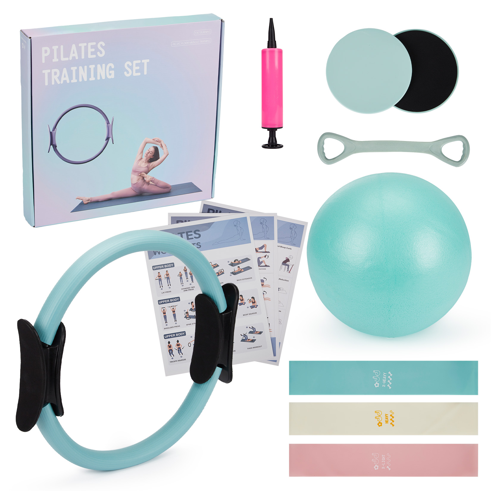 Pilates Training Set, 6-in-1 P - Home Gym Guide recension och pris