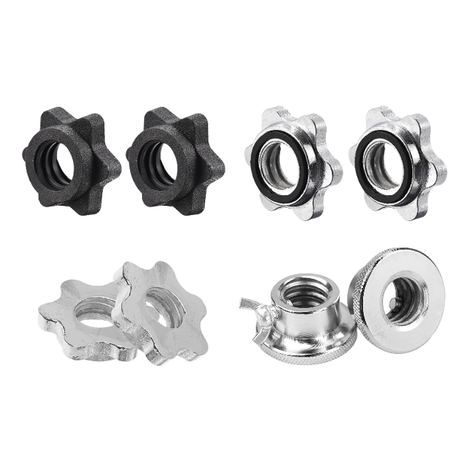 2Pcs Barbell Screw Collars Equ - Home Gym Dumbbell Workout recension och pris