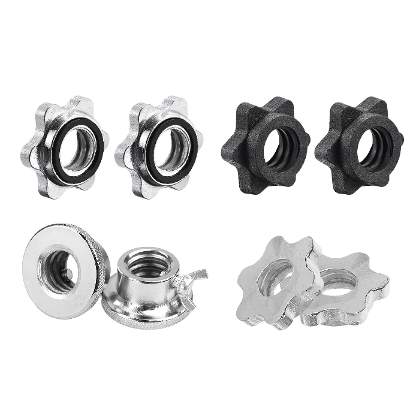 2Pcs Barbell Screw Collars Equ - Home Gym Dumbbell Workout recension och pris