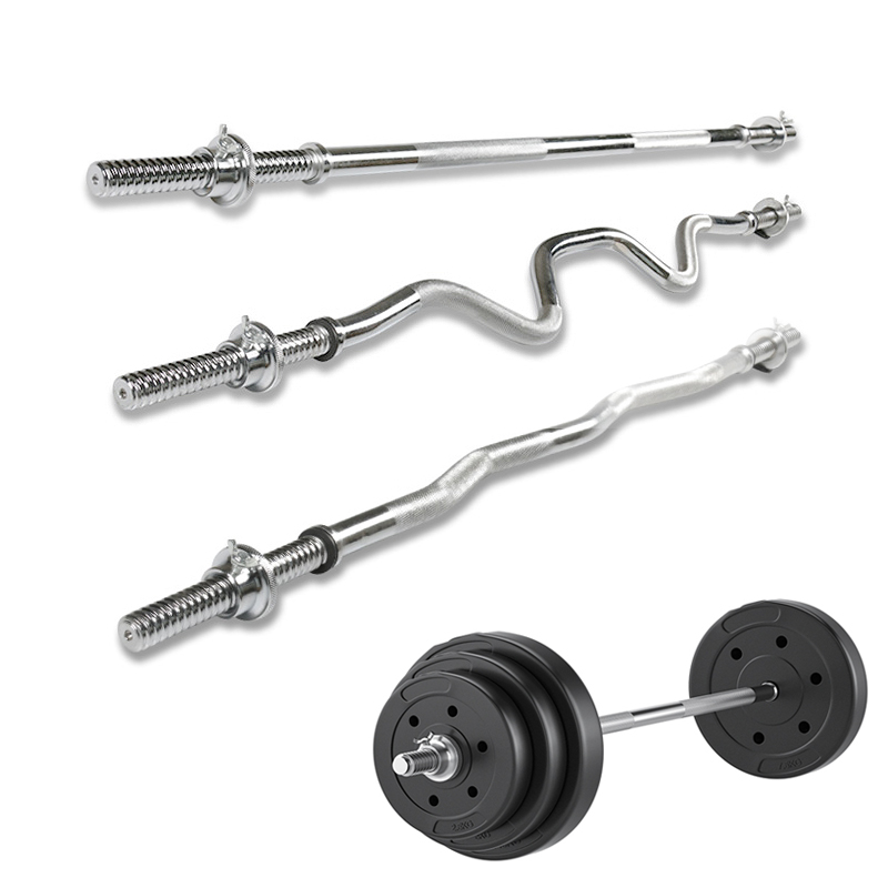 Standard Straight and Curved D - Olympic Barbell 20Kg recension och pris